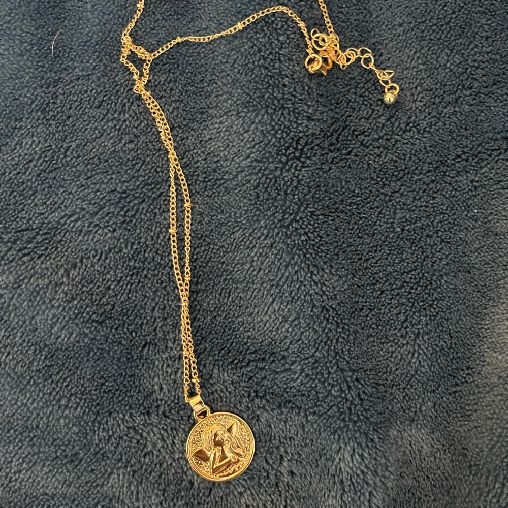 Gold Colored Coin Necklace